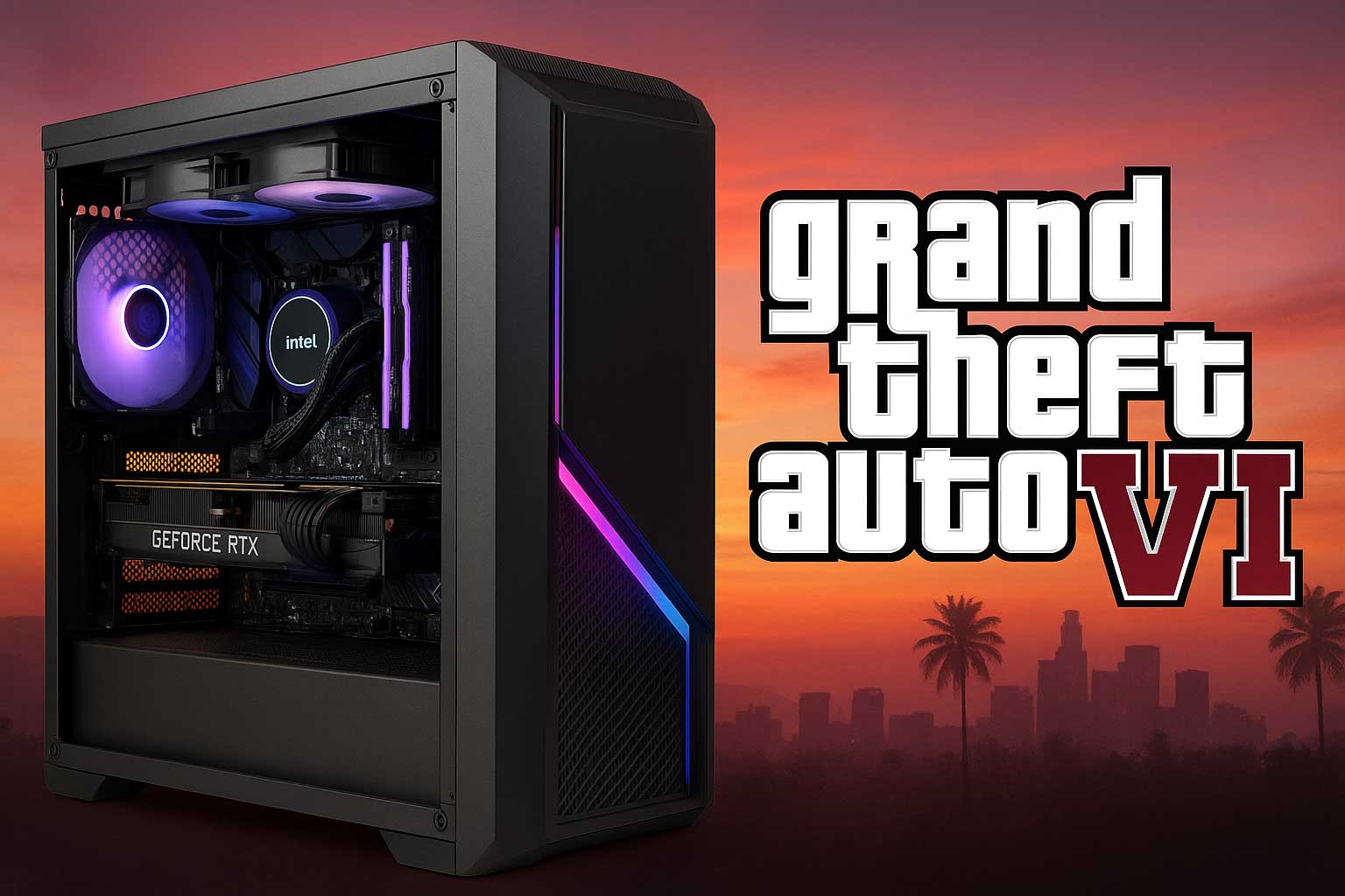 سیستم پیشنهادی برای اجرای بازی GTA VI